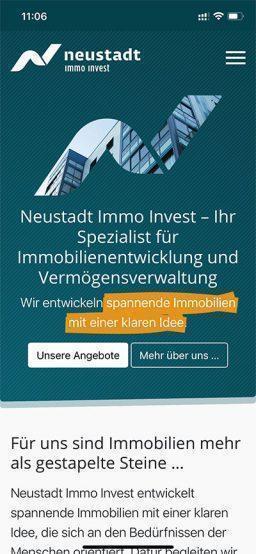 Screenshot Neustadt Immo Invest